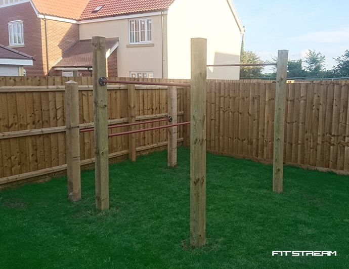 How to Make an Outdoor Pull-up Bar and Parallel Bars - DIY ...
