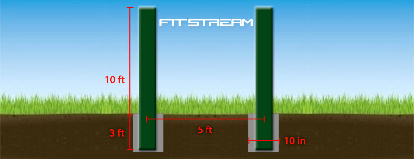 Verwonderend How to Make an Outdoor Pull-up Bar and Parallel Bars - DIY Fitness DH-03