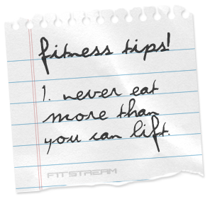 Fitness tips by fit stream